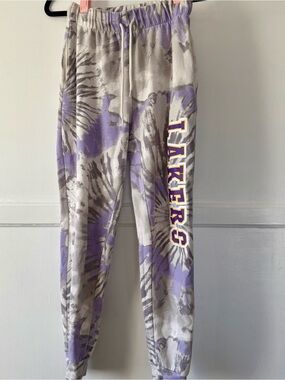 Los Angeles Lakers Purple Tie-Dye Joggers